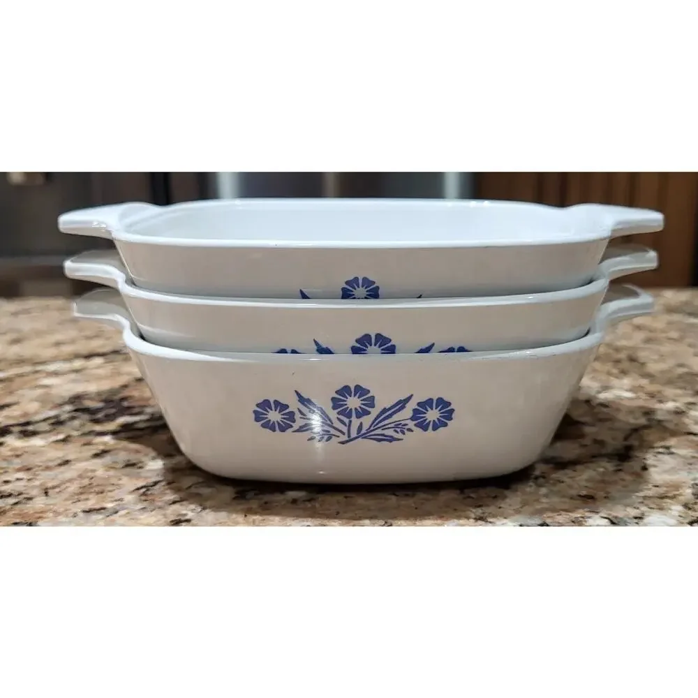 Corning Ware Blue Cornflower Petite Pans (Set Of 3)